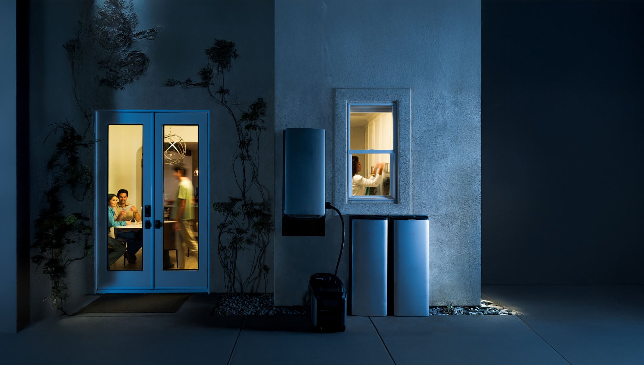 Whole-home Ocean Pro solar and battery system