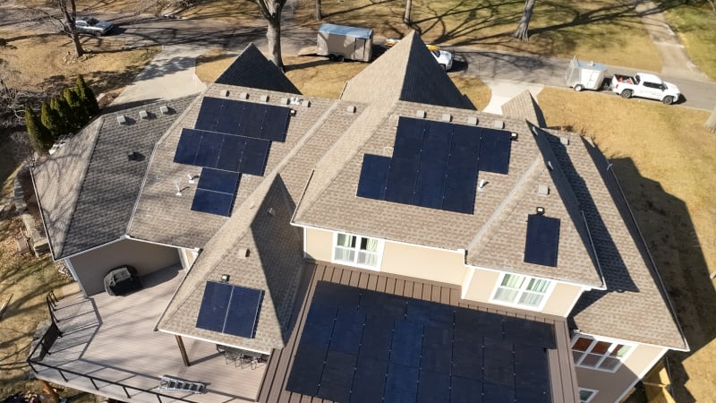 Leawood solar install